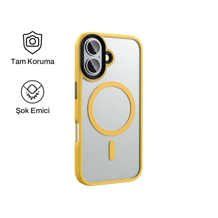 iPhone 16 Plus ile Uyumlu Mat Bold Telefon Kılıfı | bastcase