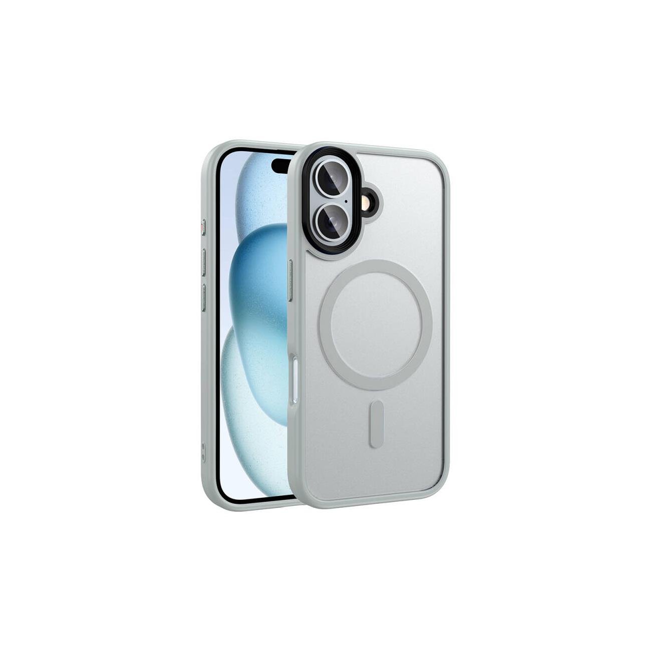 iPhone 16 Plus Mat Bold Telefon Kılıfı - Siyah | bastcase - Yan Profil İnceliği