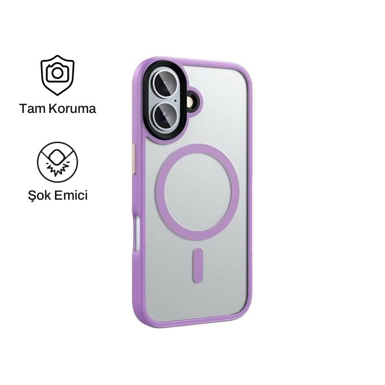 iPhone 16 Plus ile Uyumlu Mat Bold Telefon Kılıfı | bastcase