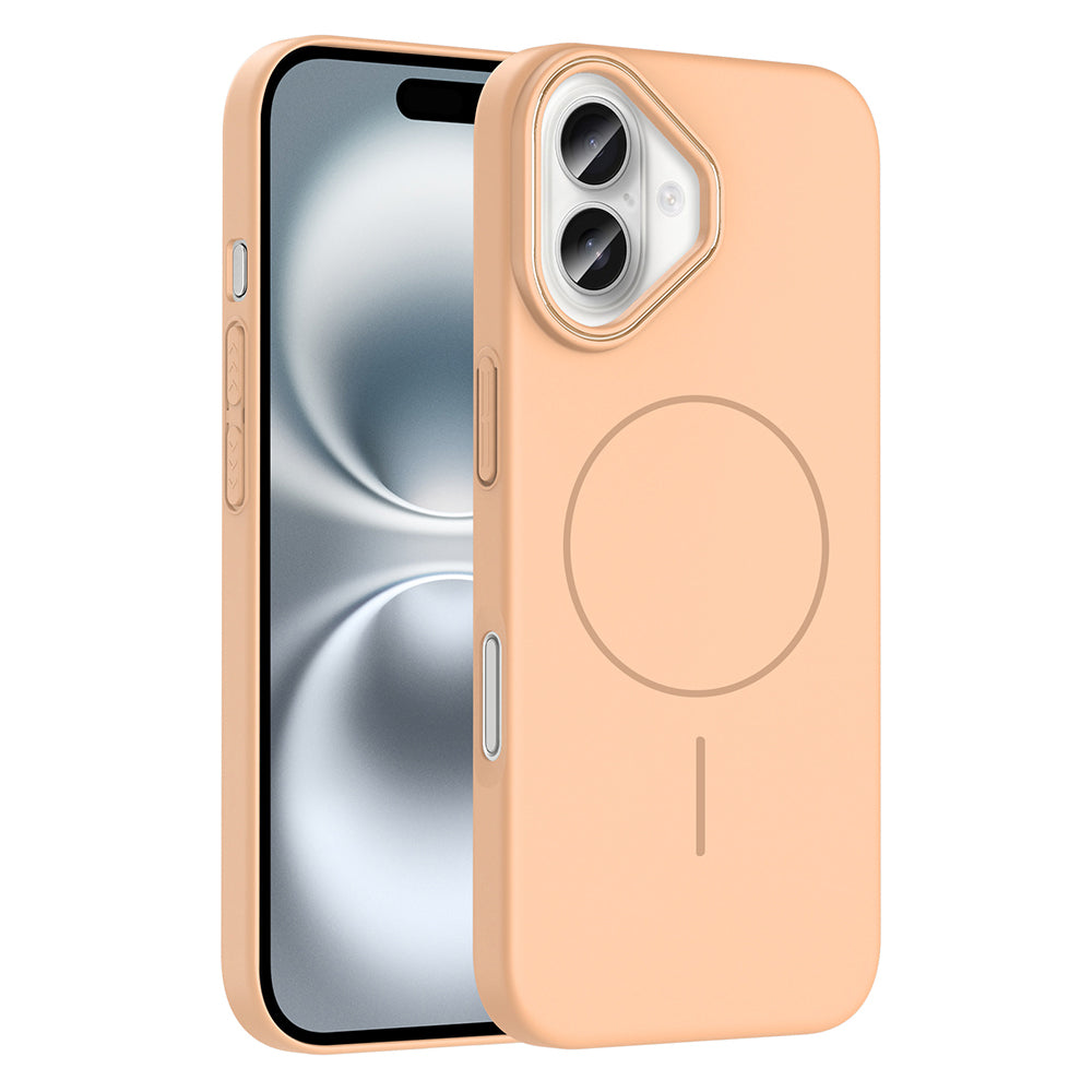iPhone 16 Plus Raye Sert Telefon Kılıfı - Desert Titanyum | bastcase - Arka Yüzey Detayı