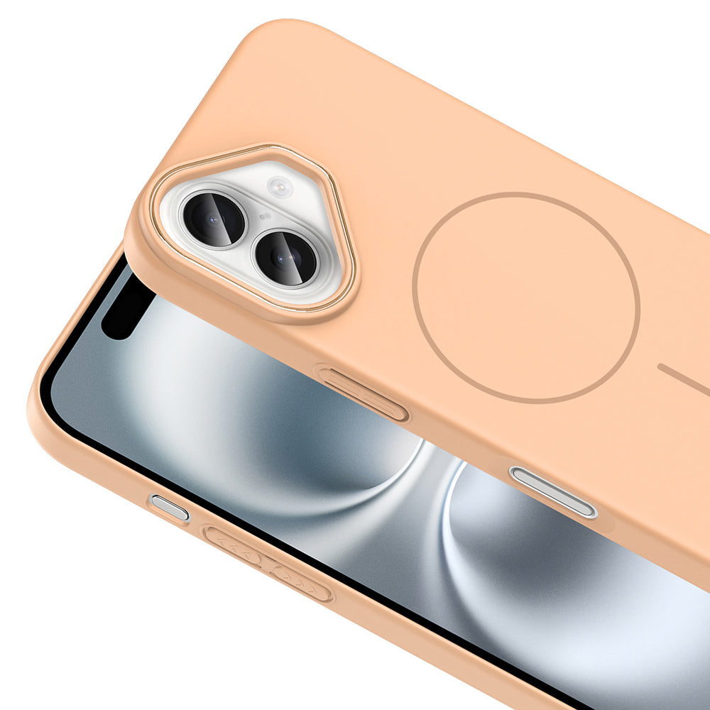 iPhone 16 Plus Raye Sert Telefon Kılıfı - Desert Titanyum | bastcase - Açılı Görünüm