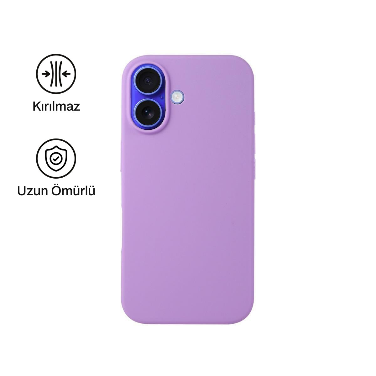 iPhone 16 Plus ile Uyumlu Silikon Lansman Telefon Kılıfı | bastcase