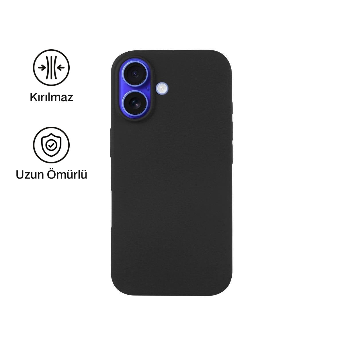 iPhone 16 Plus ile Uyumlu Silikon Lansman Telefon Kılıfı | bastcase