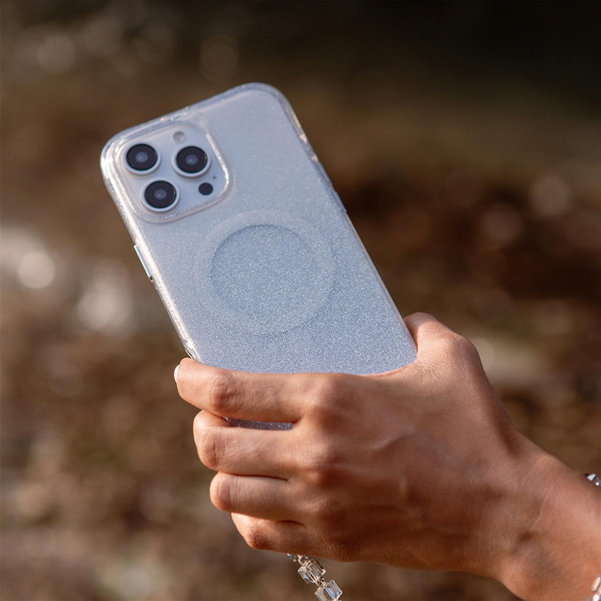 iPhone 16 Pro Coehl MagSafe Destekli Askı İpli Lumino Telefon Kılıfı - Coehl Rose Gold | bastcase - Yan Profil İnceliği