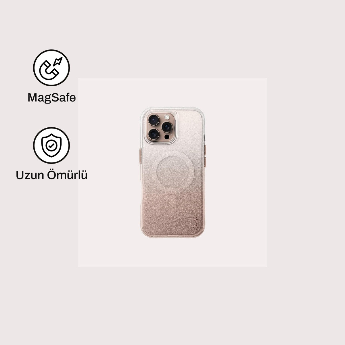 iPhone 16 Pro ile Uyumlu Coehl MagSafe Destekli Askı İpli Lumino Telefon Kılıfı | bastcase
