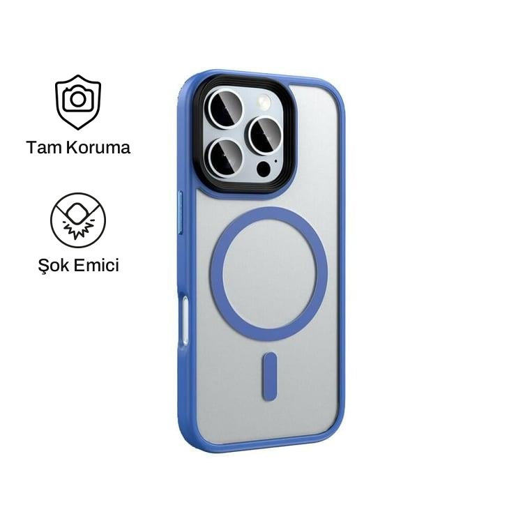 iPhone 16 Pro ile Uyumlu Mat Bold Telefon Kılıfı | bastcase