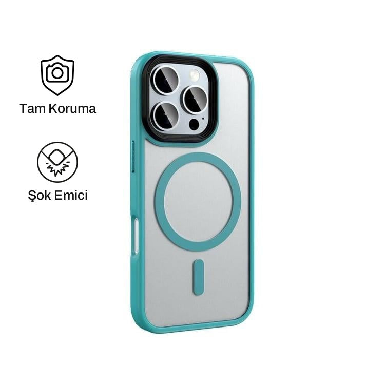 iPhone 16 Pro ile Uyumlu Mat Bold Telefon Kılıfı | bastcase