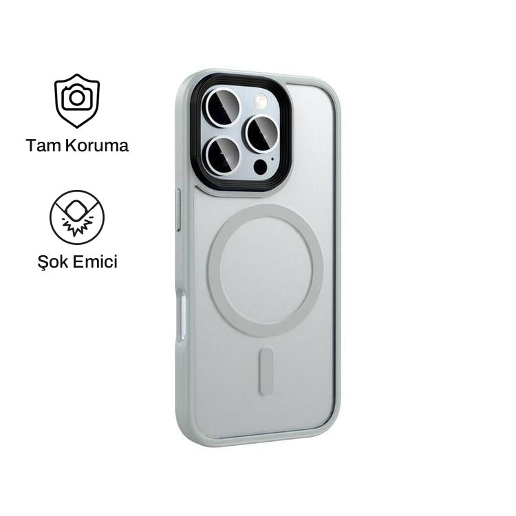 iPhone 16 Pro ile Uyumlu Mat Bold Telefon Kılıfı | bastcase