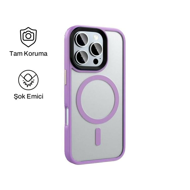 iPhone 16 Pro ile Uyumlu Mat Bold Telefon Kılıfı | bastcase