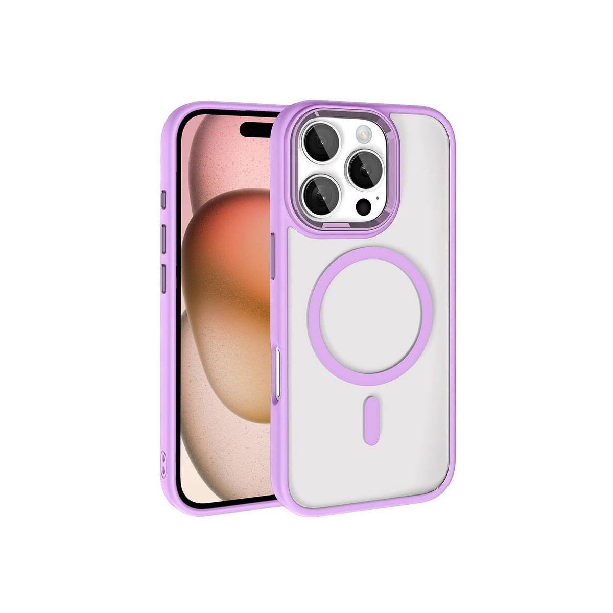 iPhone 16 Pro Max Bold Telefon Kılıfı - Japon Pembe | bastcase - Arka Yüzey Detayı