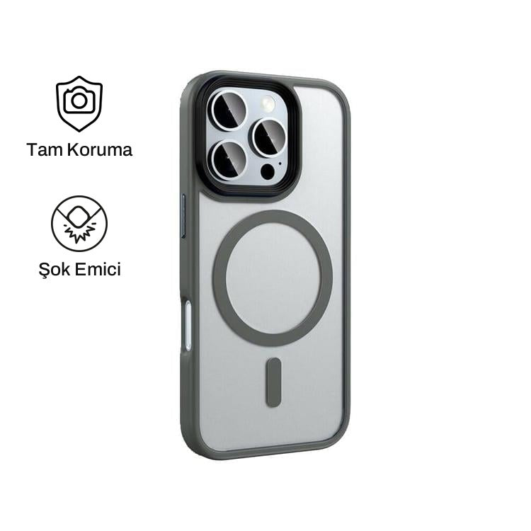 iPhone 16 Pro Max ile Uyumlu Mat Bold Telefon Kılıfı | bastcase