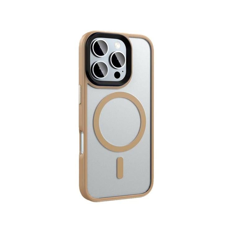 iPhone 16 Pro Max Mat Bold Telefon Kılıfı - Çöl Titanyum | bastcase - Yan Profil İnceliği