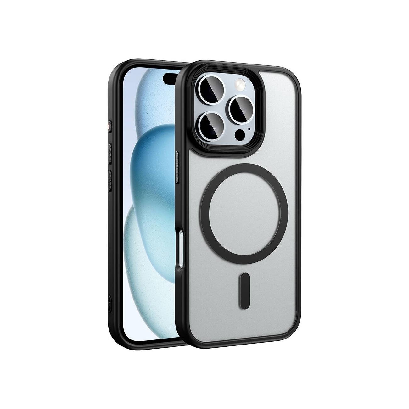 iPhone 16 Pro Max Mat Bold Telefon Kılıfı - Çöl Titanyum | bastcase - Arka Yüzey Detayı