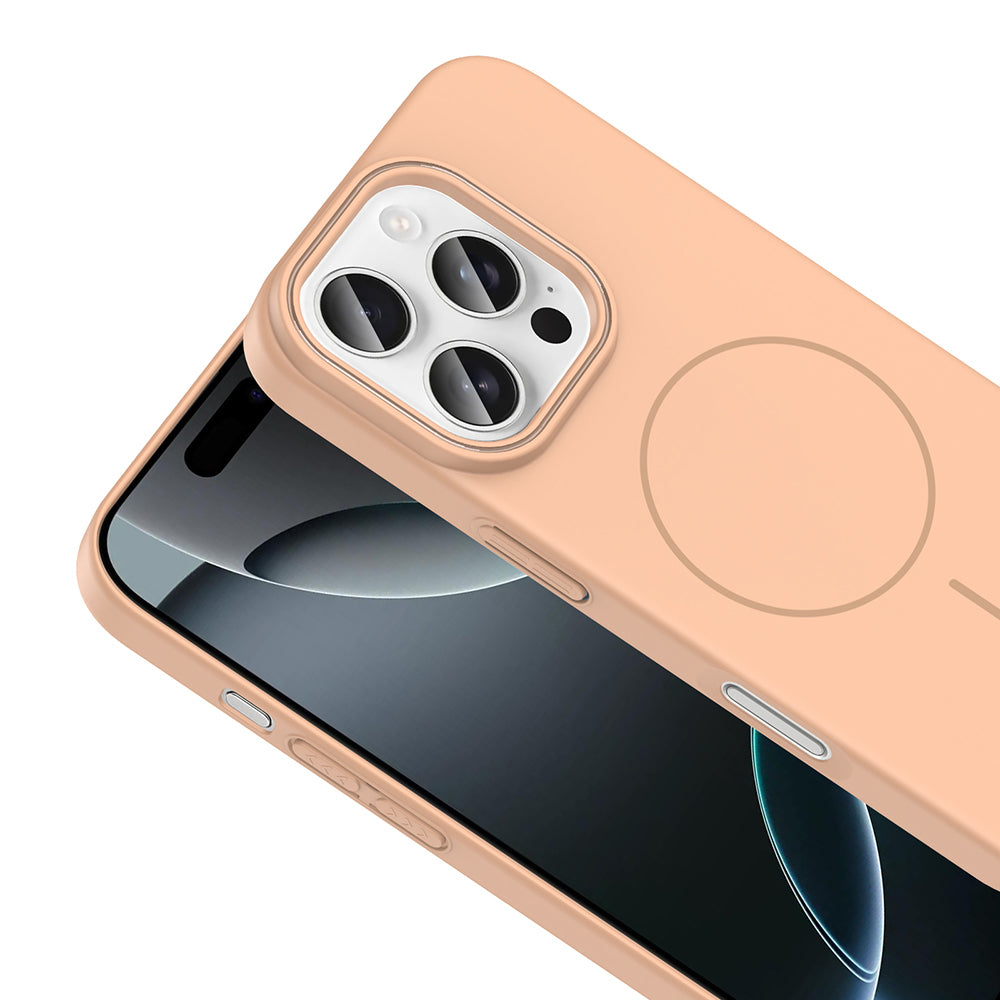 iPhone 16 Pro Max Raye Sert Telefon Kılıfı - Desert Titanyum | bastcase - Açılı Görünüm