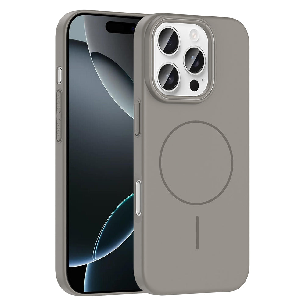 iPhone 16 Pro Max Raye Sert Telefon Kılıfı - Gri | bastcase - Arka Yüzey Detayı