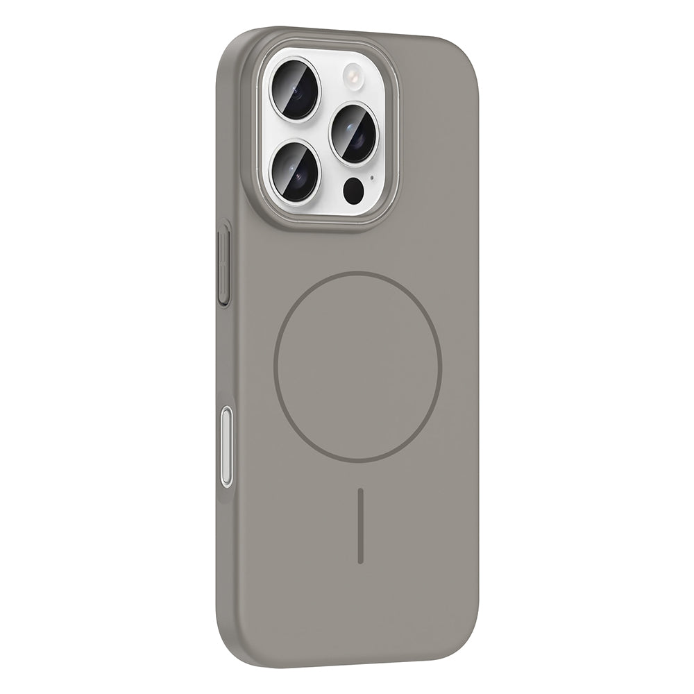 iPhone 16 Pro Max Raye Sert Telefon Kılıfı - Gri | bastcase - Arka Yüzey Detayı