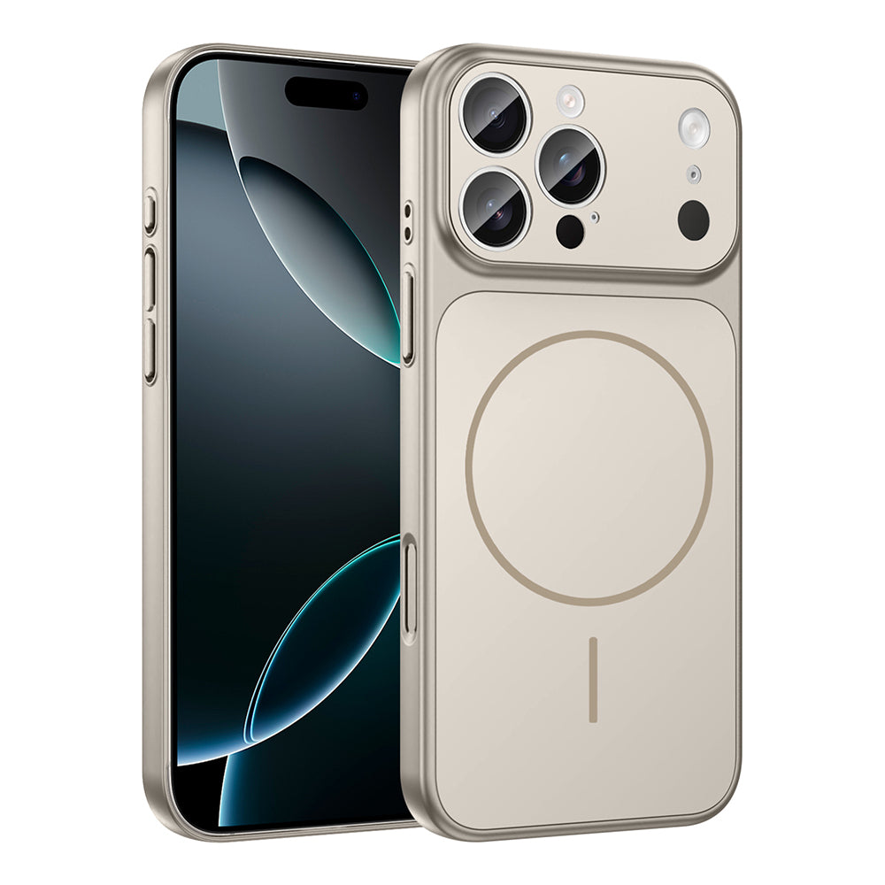 iPhone 16 Pro Max Reborn-17 Telefon Kılıfı - Bej | bastcase - Arka Yüzey Detayı