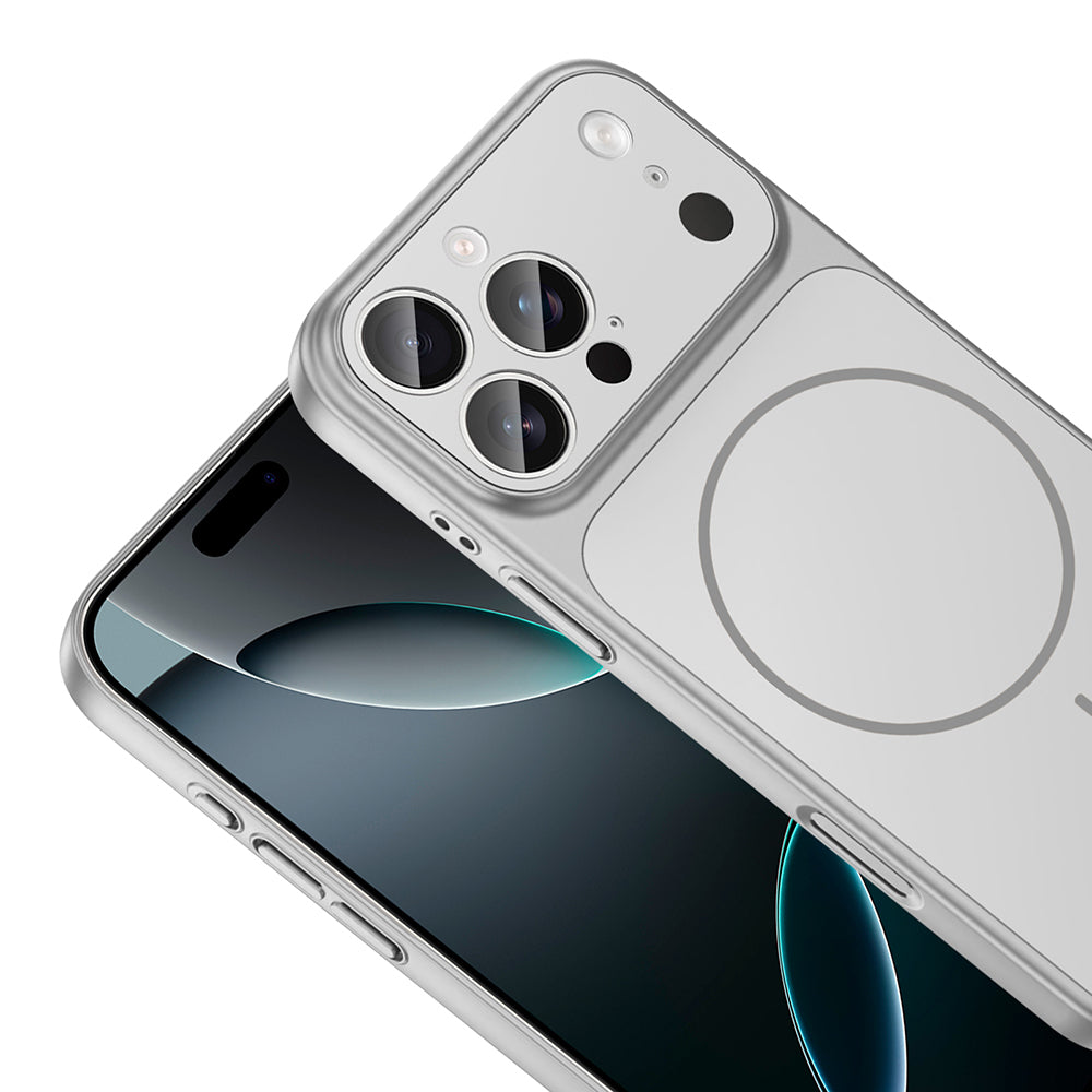 iPhone 16 Pro Max Reborn-17 Telefon Kılıfı - Gümüş | bastcase - Yan Profil İnceliği