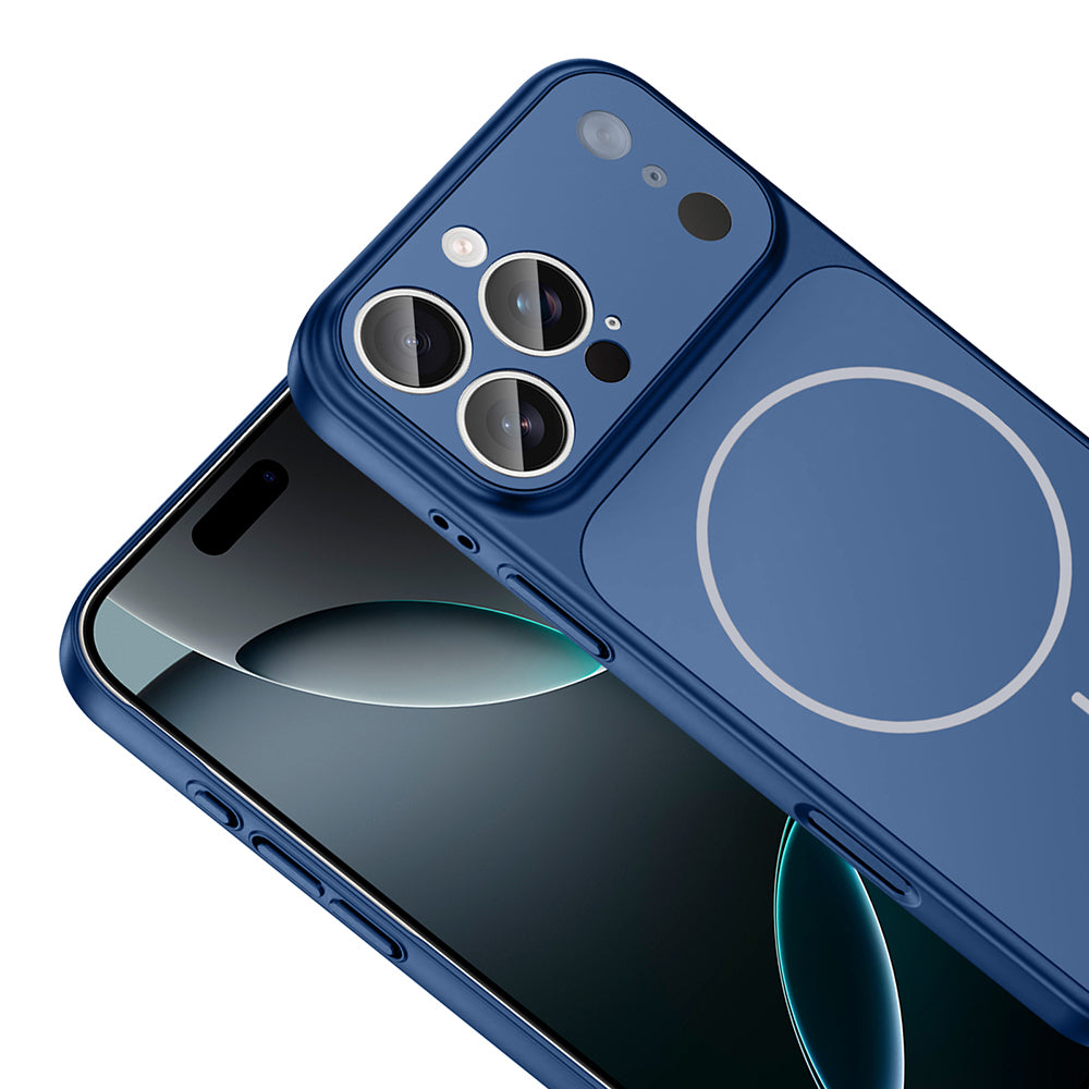 iPhone 16 Pro Max Reborn-17 Telefon Kılıfı - Lacivert | bastcase - Yan Profil İnceliği