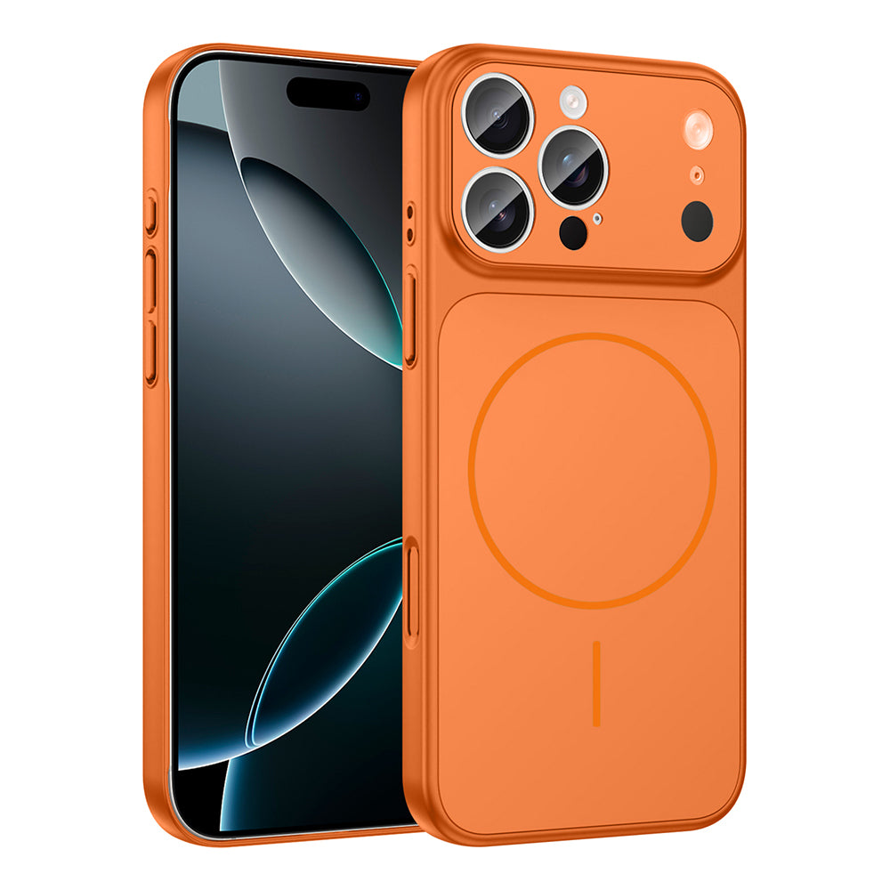 iPhone 16 Pro Max Reborn-17 Telefon Kılıfı - Turuncu | bastcase - Arka Yüzey Detayı