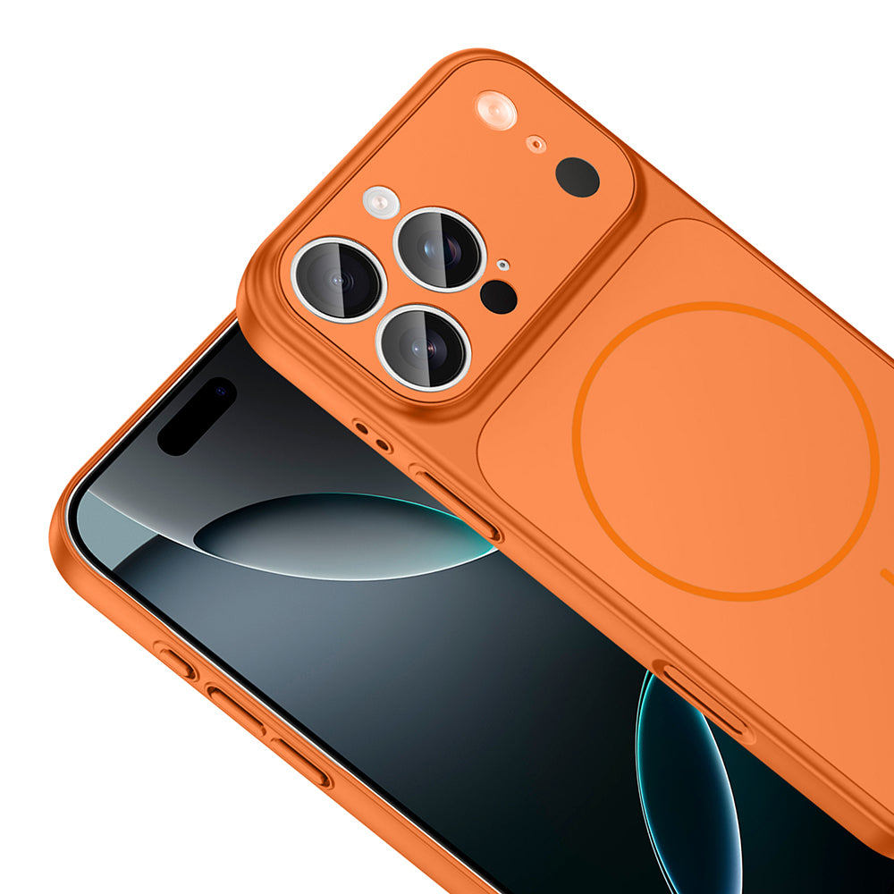 iPhone 16 Pro Max Reborn-17 Telefon Kılıfı - Turuncu | bastcase - Yan Profil İnceliği