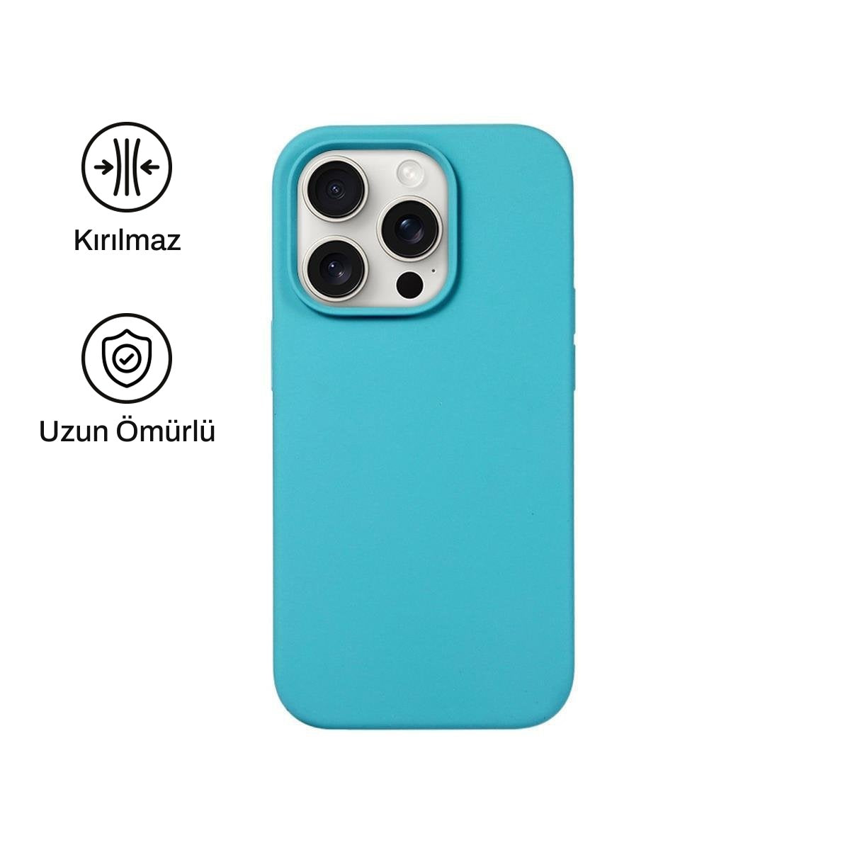 iPhone 16 Pro Max ile Uyumlu Silikon Lansman Telefon Kılıfı | bastcase