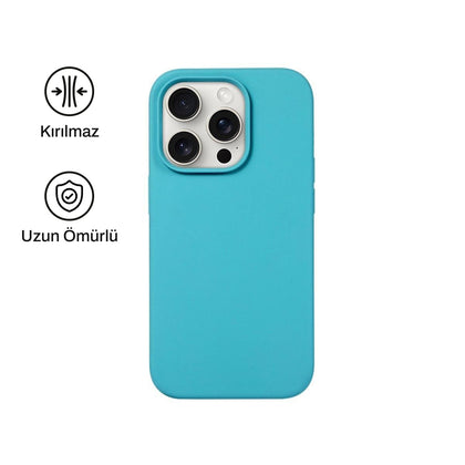 iPhone 16 Pro Max ile Uyumlu Silikon Lansman Telefon Kılıfı