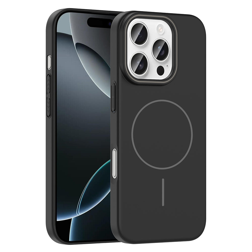 iPhone 16 Pro Raye Sert Telefon Kılıfı - Siyah | bastcase - Ön ve Arka Görünüm