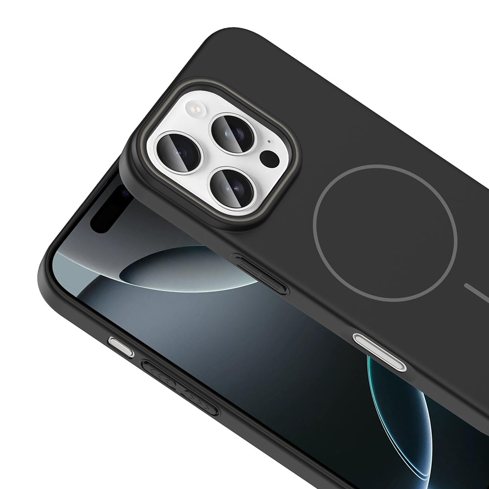 iPhone 16 Pro Raye Sert Telefon Kılıfı - Siyah | bastcase - Açılı Görünüm