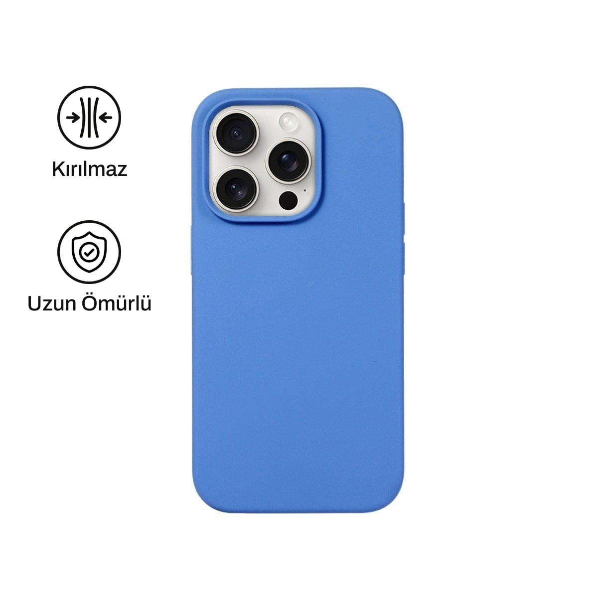 iPhone 16 Pro ile Uyumlu Silikon Lansman Telefon Kılıfı | bastcase