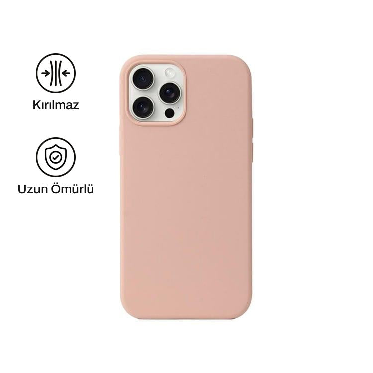 iPhone 16 Pro ile Uyumlu Silikon Lansman Telefon Kılıfı | bastcase
