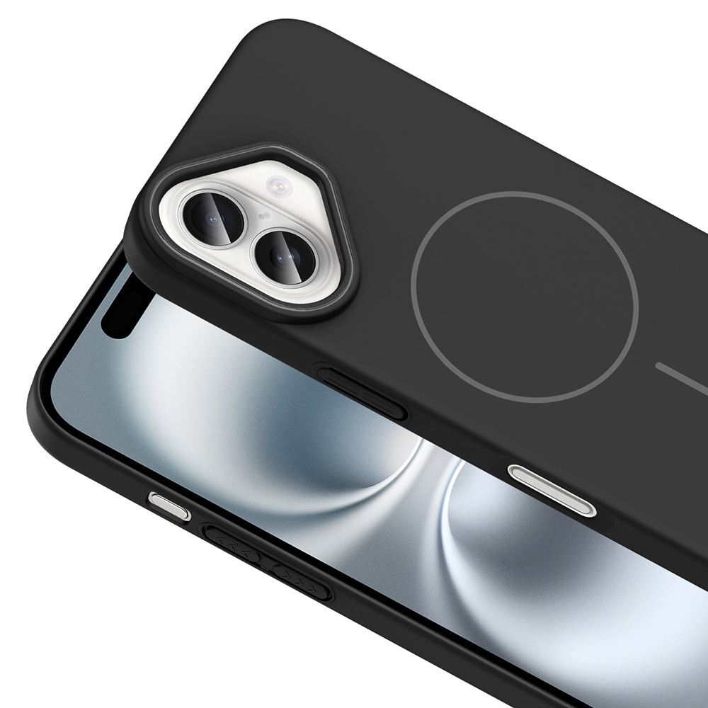 iPhone 16 Raye Sert Telefon Kılıfı - Siyah | bastcase - Açılı Görünüm