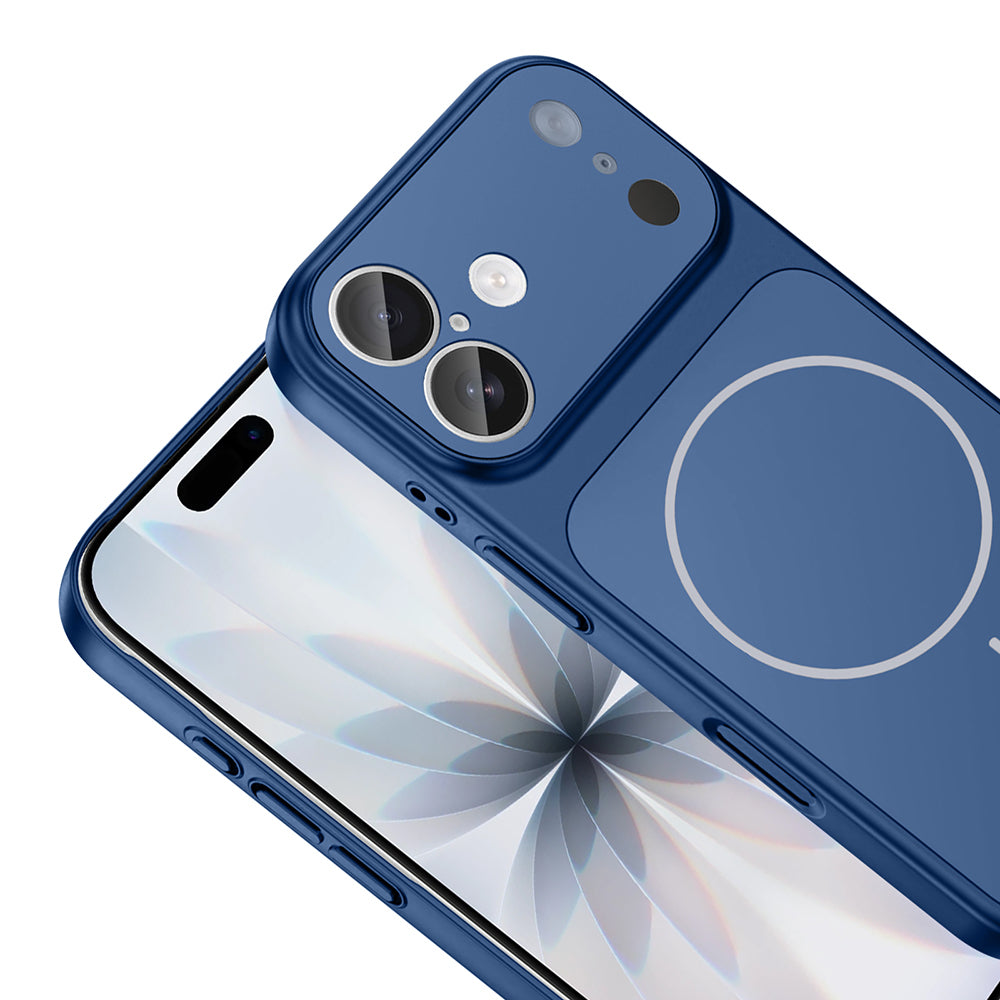 iPhone 16 Reborn-17 Telefon Kılıfı - Lacivert | bastcase - Yan Profil İnceliği
