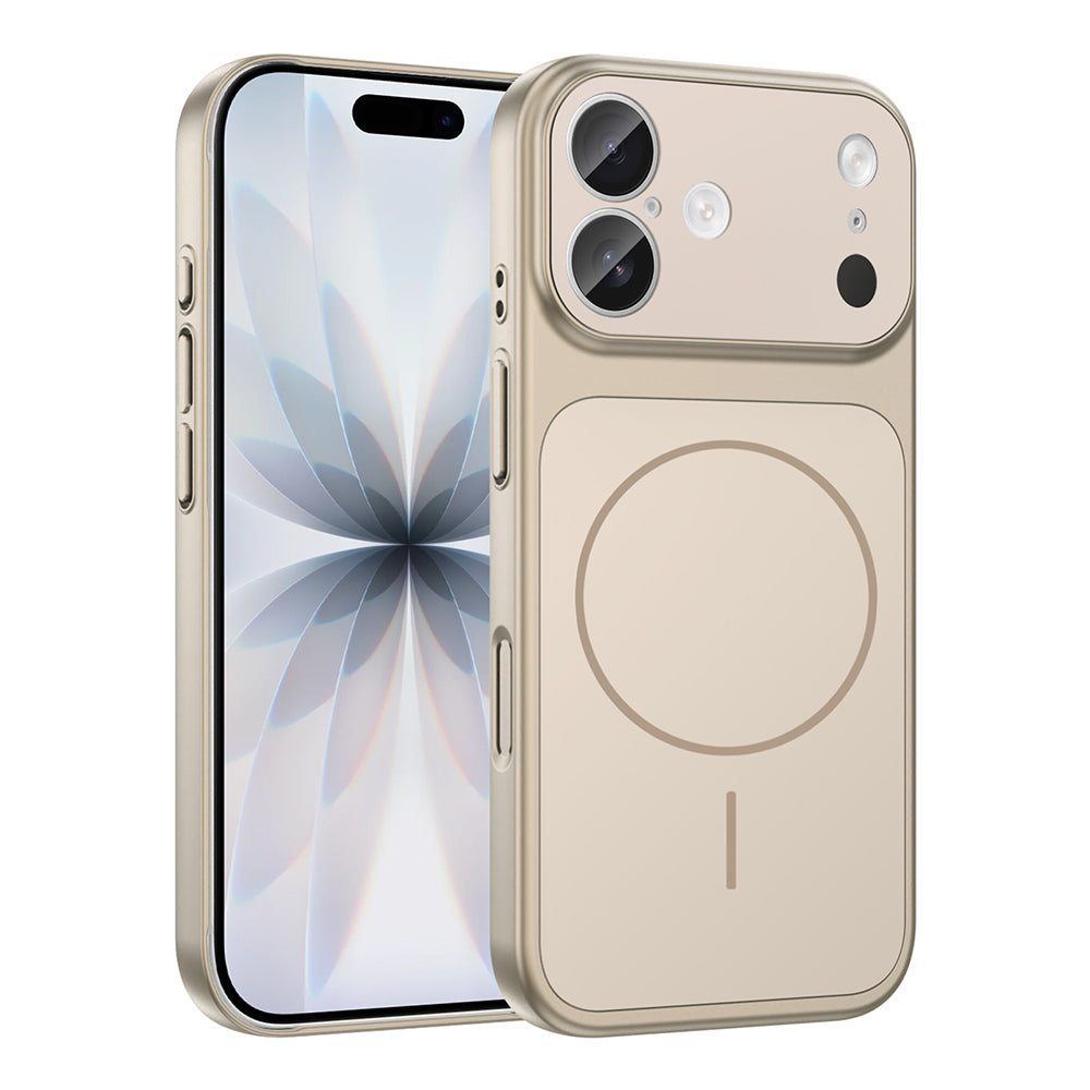 iPhone 16 Reborn-17 Telefon Kılıfı - Şampanya | bastcase - Arka Yüzey Detayı
