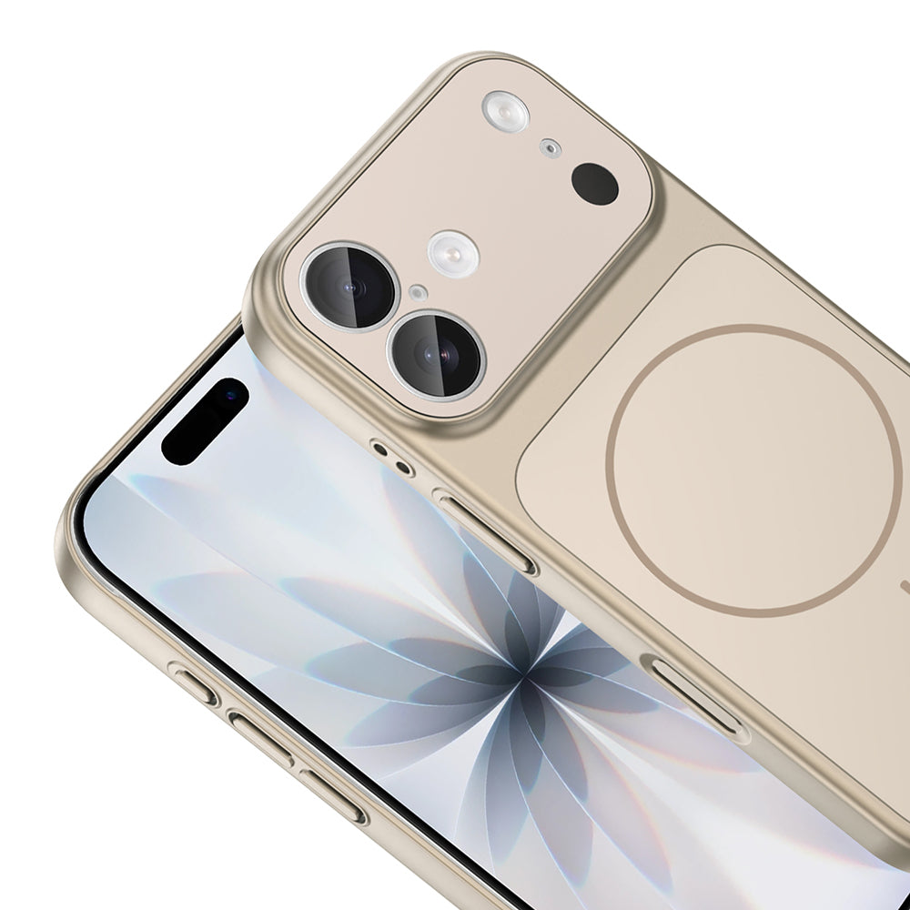 iPhone 16 Reborn-17 Telefon Kılıfı - Şampanya | bastcase - Yan Profil İnceliği