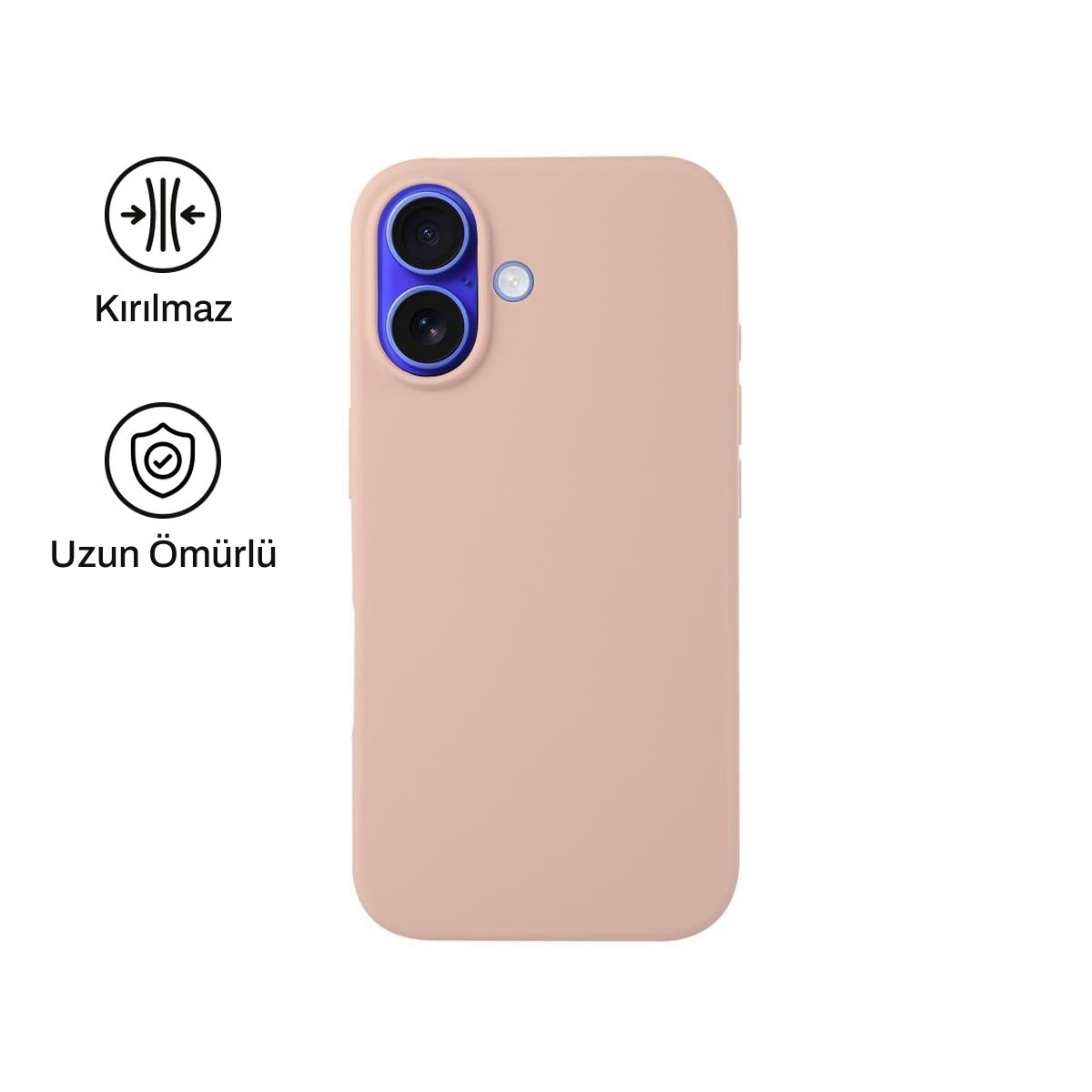 iPhone 16 ile Uyumlu Silikon Lansman Telefon Kılıfı | bastcase