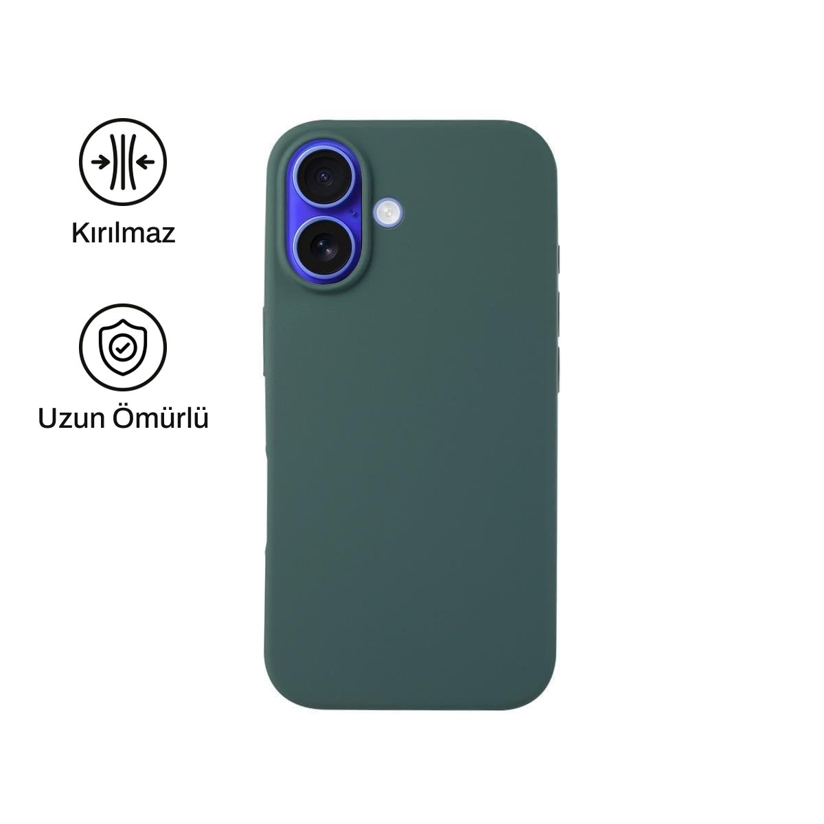 iPhone 16 ile Uyumlu Silikon Lansman Telefon Kılıfı | bastcase