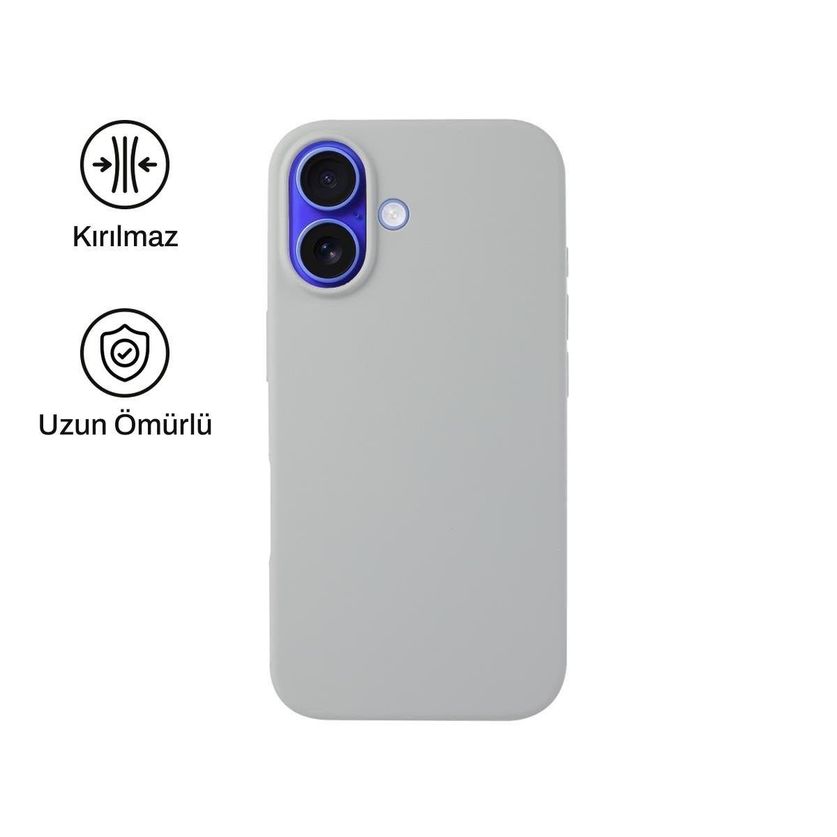 iPhone 16 ile Uyumlu Silikon Lansman Telefon Kılıfı | bastcase