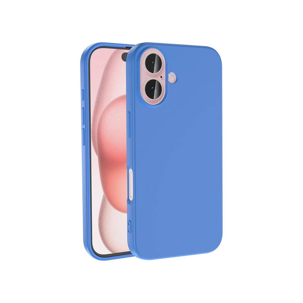 iPhone 16 Silikon Lansman Telefon Kılıfı - Antrasit | bastcase - Yan Profil İnceliği