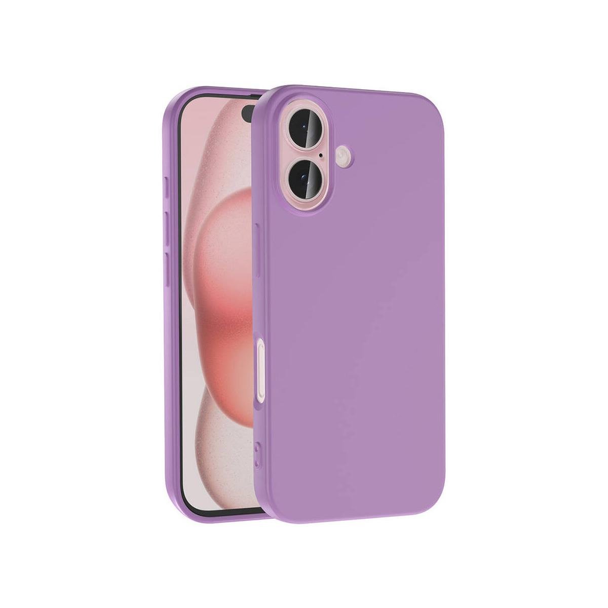 iPhone 16 Silikon Lansman Telefon Kılıfı - Sarı | bastcase - Yan Profil İnceliği