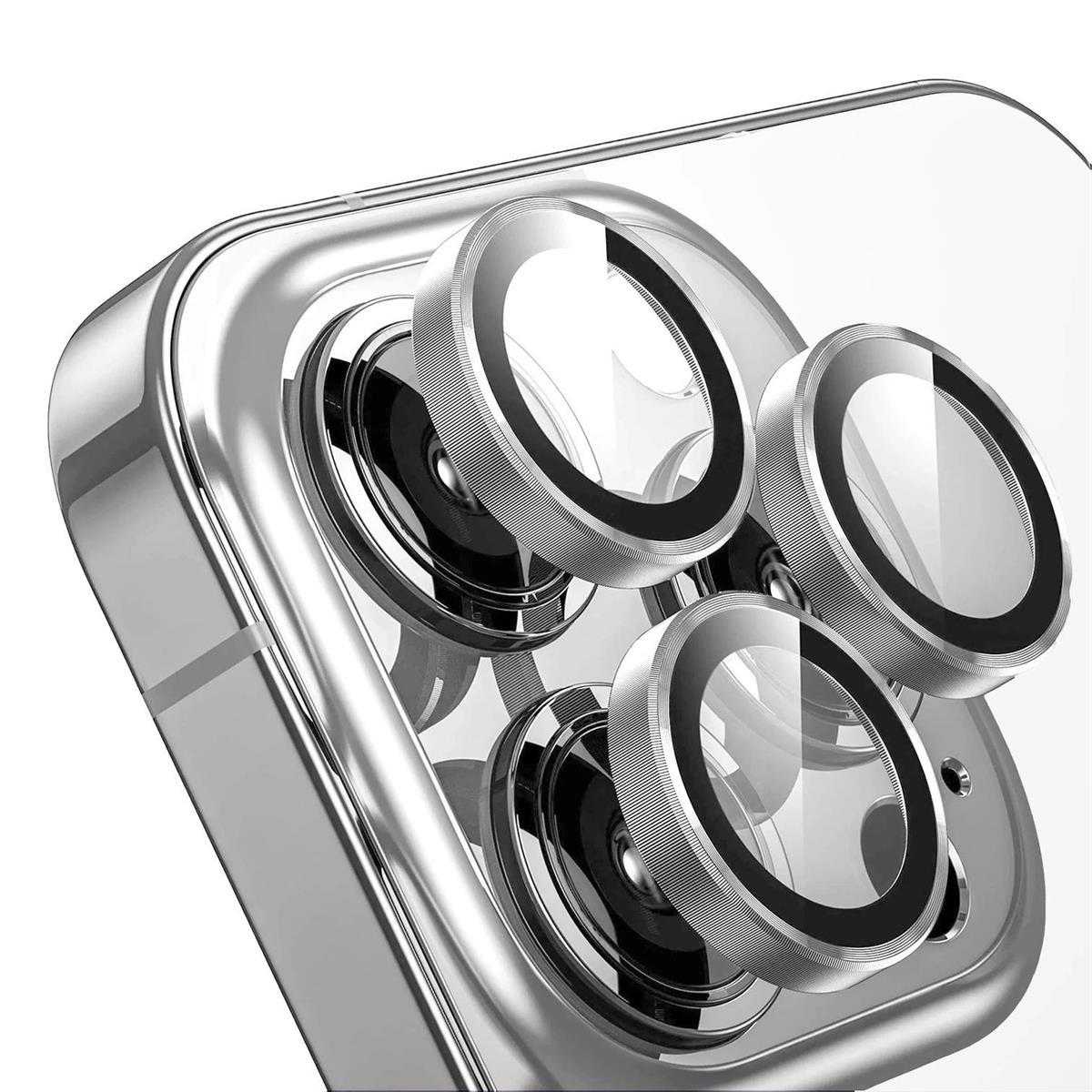 iPhone 16e Lens Koruyucu - Gümüş | bastcase - Dış Çerçeve Koruması