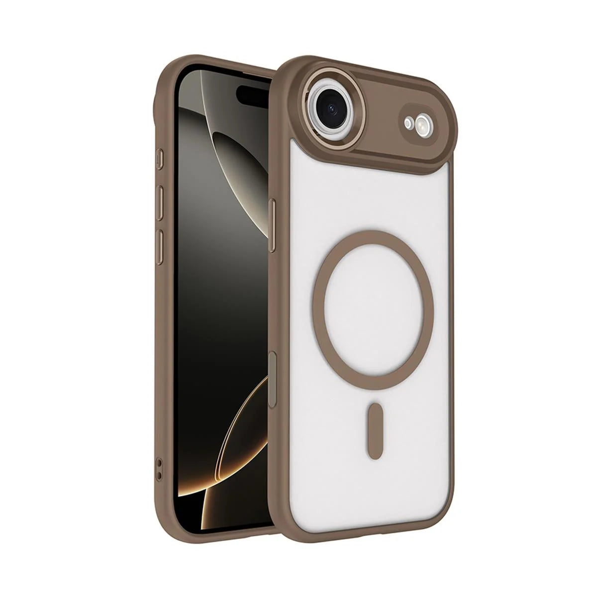 iPhone 17 Air Bold Telefon Kılıfı - Çöl Titanyum | bastcase - Yan Profil İnceliği
