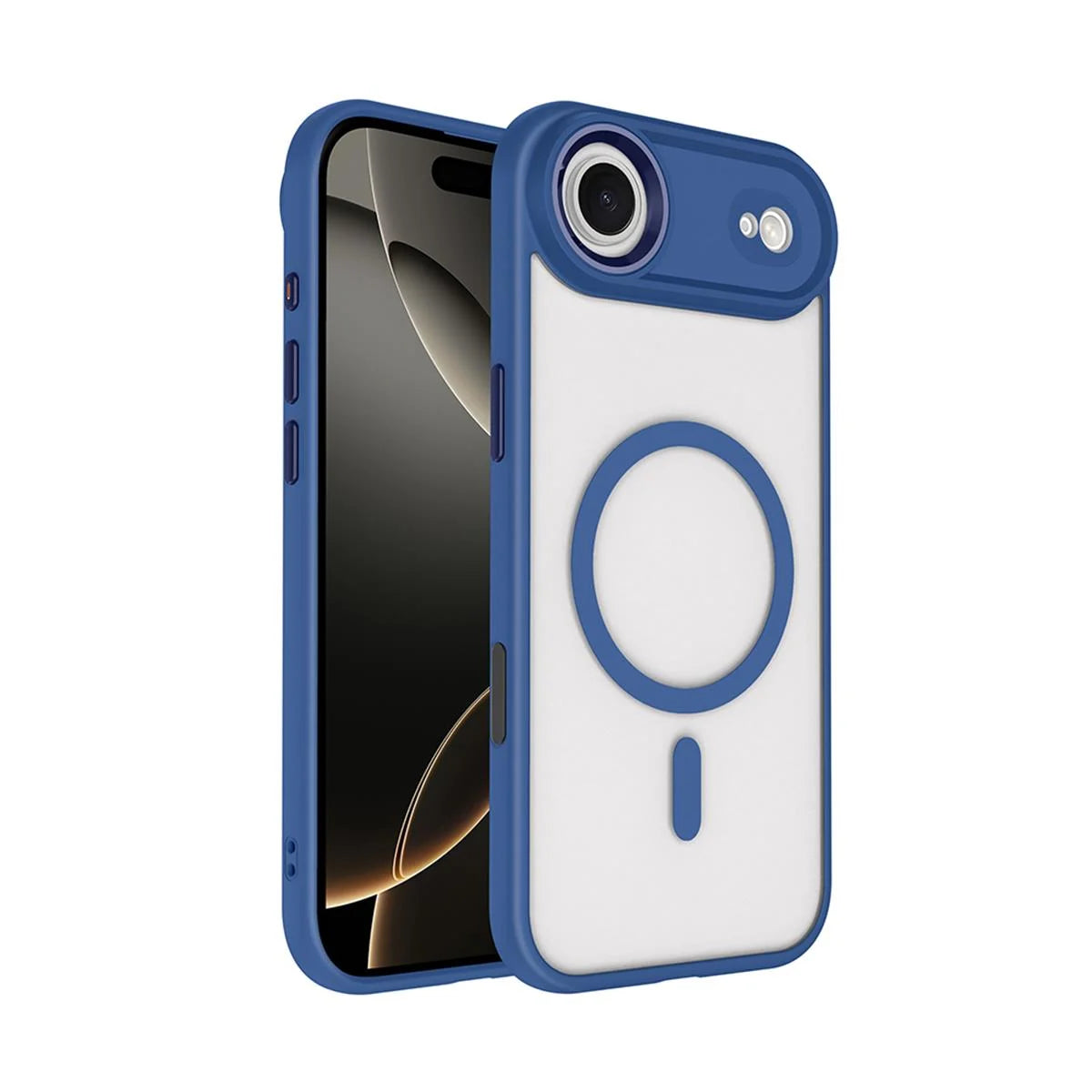 iPhone 17 Air Bold Telefon Kılıfı - Mavi | bastcase - Yan Profil İnceliği
