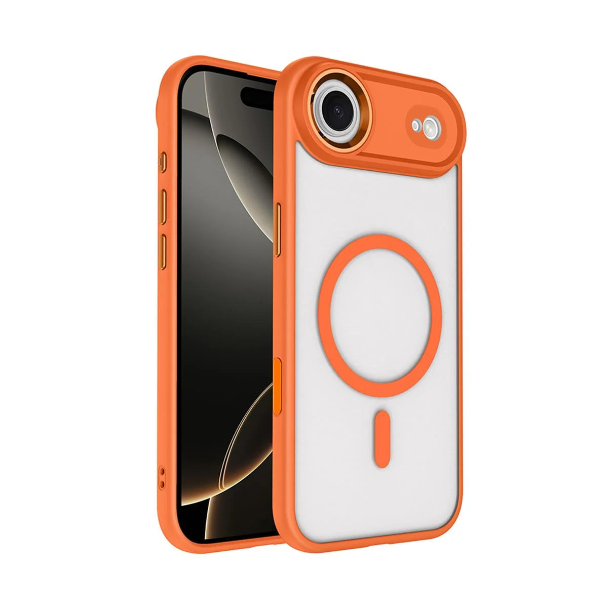 iPhone 17 Air Bold Telefon Kılıfı - Turuncu | bastcase - Yan Profil İnceliği