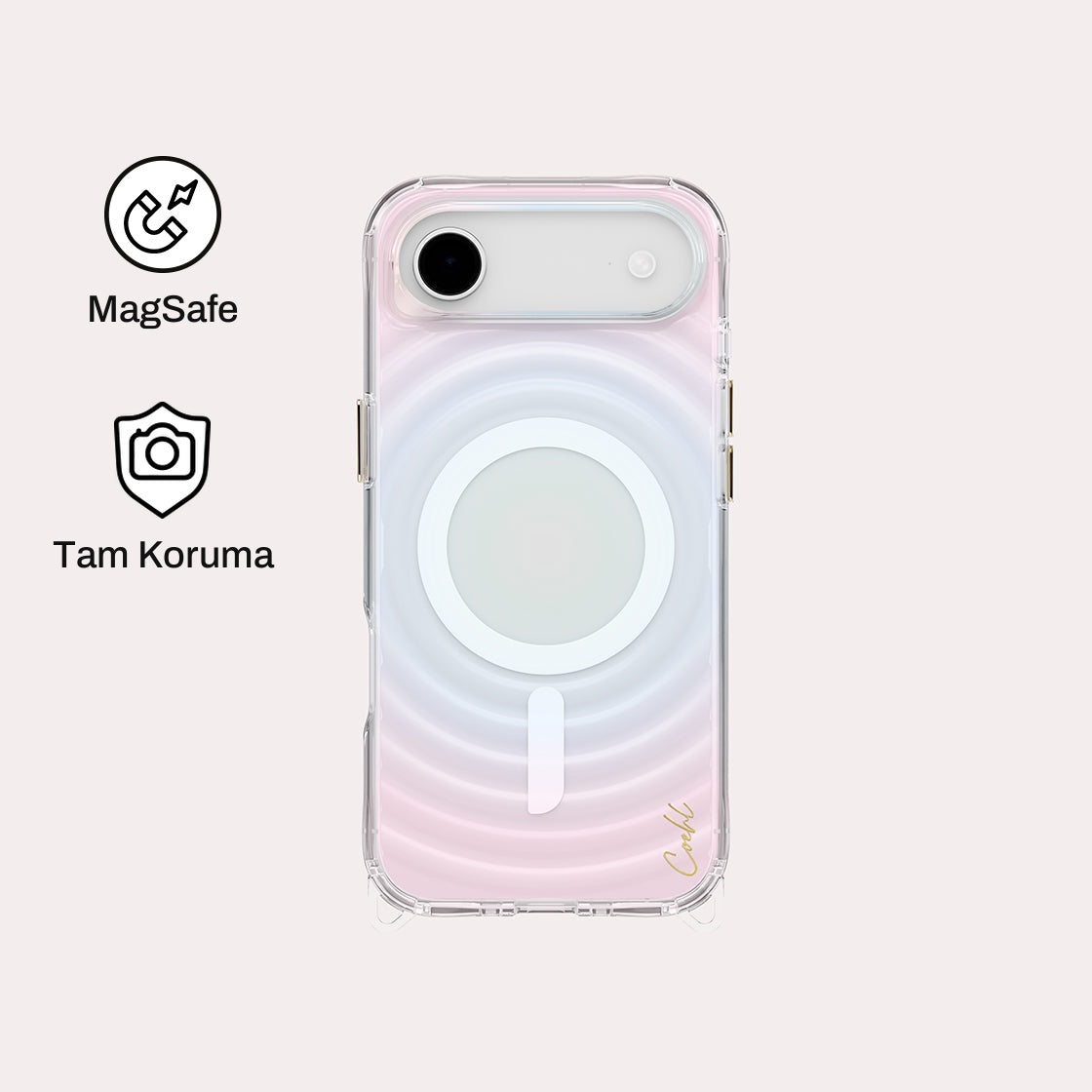 iPhone 17 Air ile Uyumlu Coehl MagSafe Destekli Vela Telefon Kılıfı | bastcase