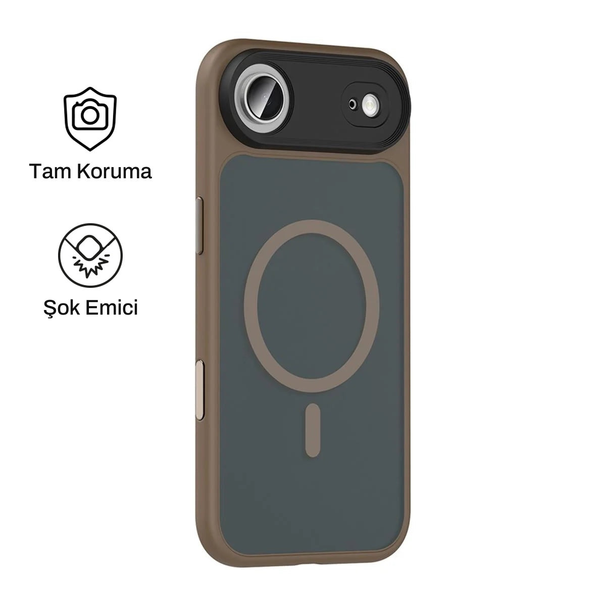 iPhone 17 Air ile Uyumlu Mat Bold Telefon Kılıfı | bastcase