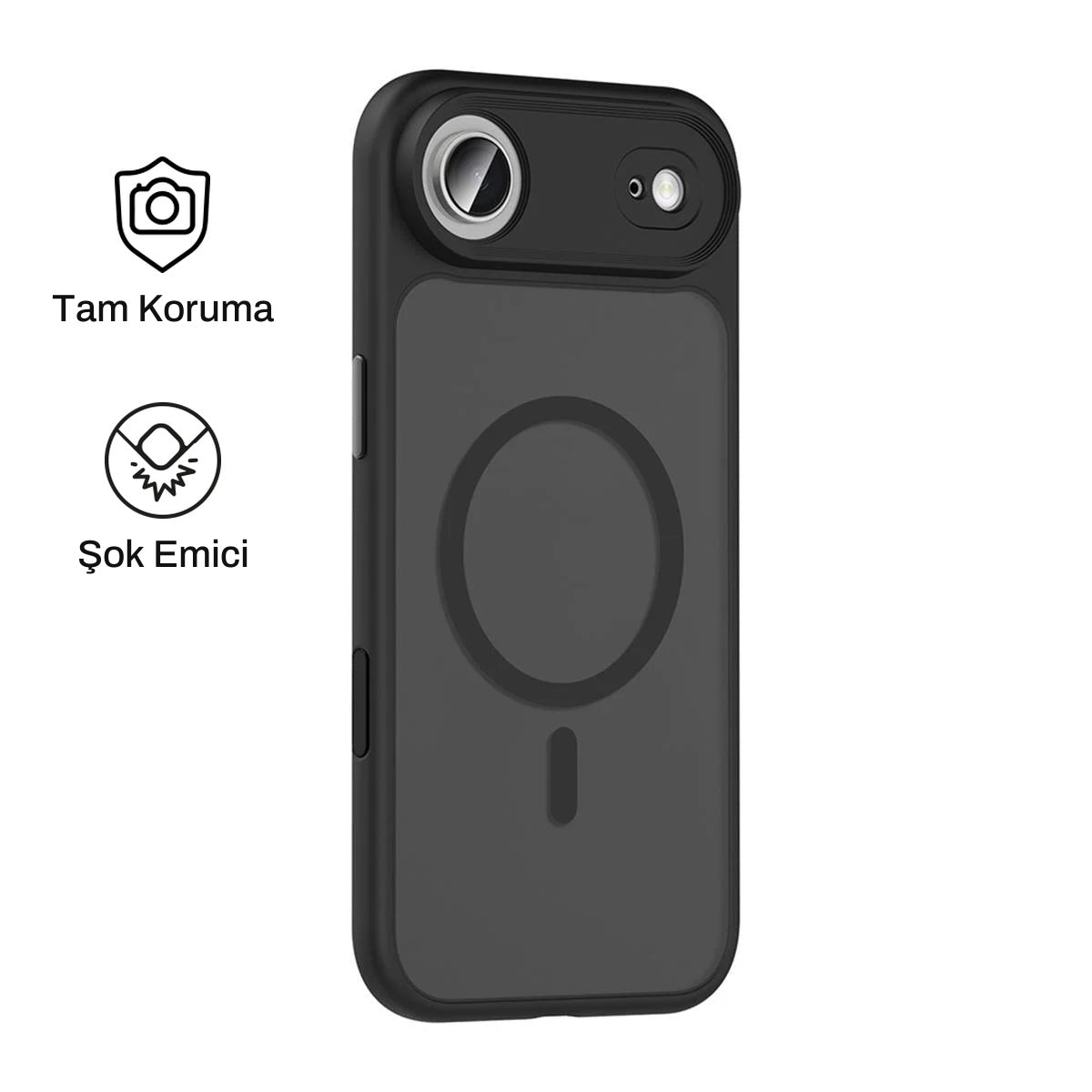 iPhone 17 Air ile Uyumlu Mat Bold Telefon Kılıfı | bastcase