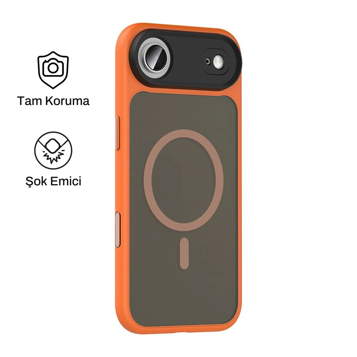 iPhone 17 Air ile Uyumlu Mat Bold Telefon Kılıfı | bastcase