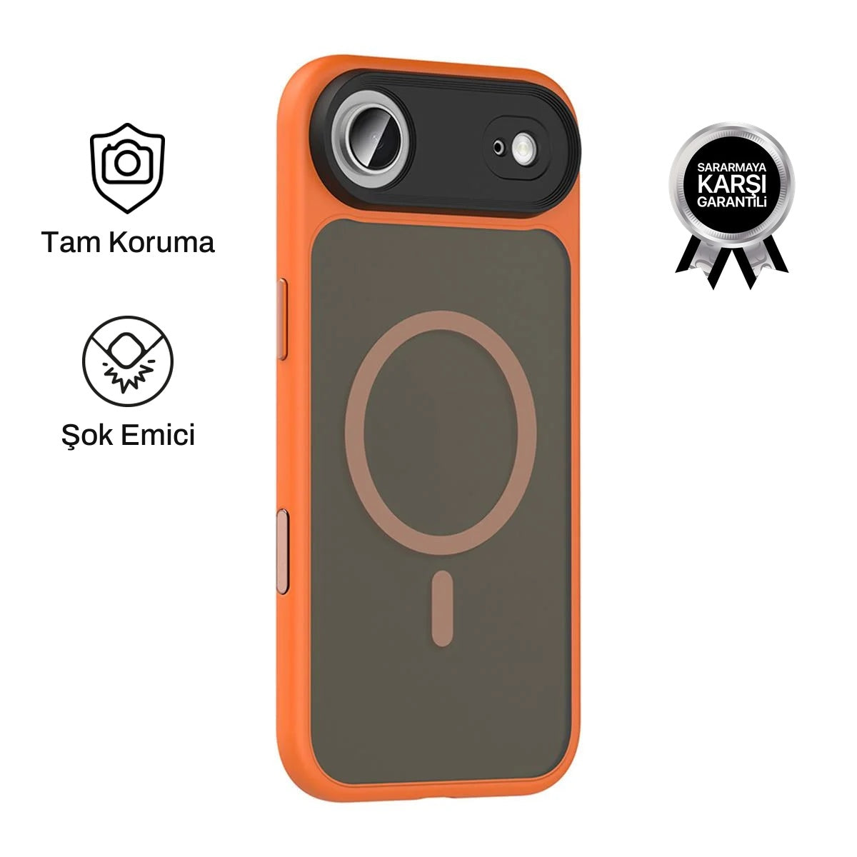 iPhone 17 Air ile Uyumlu Mat Bold Telefon Kılıfı | bastcase - ömür boyu sararmama garantili