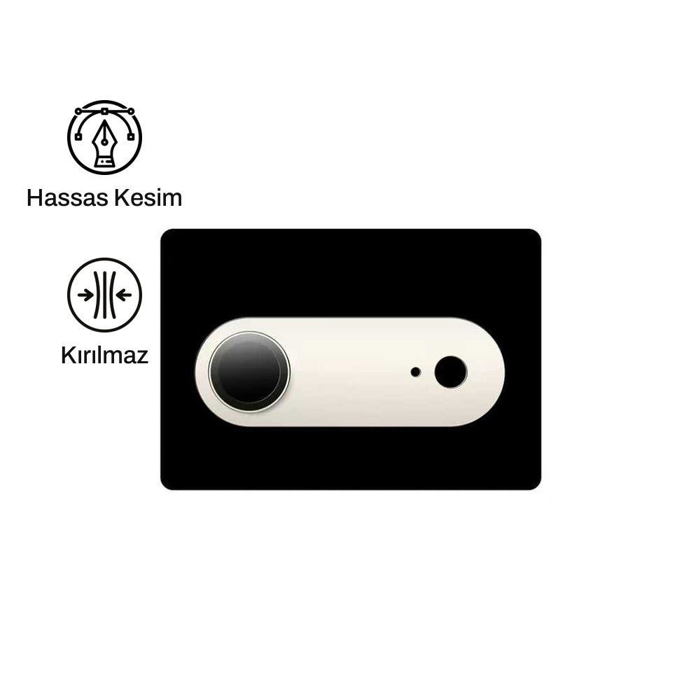 iPhone 17 Air ile Uyumlu Modül Lens Koruyucu | bastcase